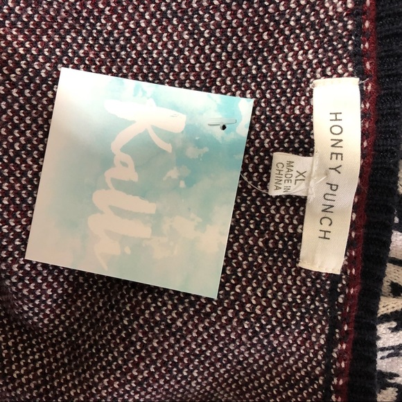 Honey Punch Wrap Around Sweater! Heavy and Warm!! - Picture 6 of 6